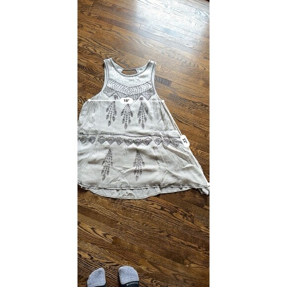 $168 Free People Delilah Mini Dress Size Small Z206-8 bohochic hippie lagenlook - Picture 7 of 7